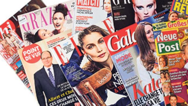 verschiedene Zeitschriften aus Italien, Frankreich und Deutschland. verschiedene Zeitschriften aus Italien, Frankreich und Deutschland.