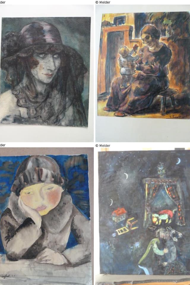 Collage von verschiedenen Kunstwerken. Collage von verschiedenen Kunstwerken.