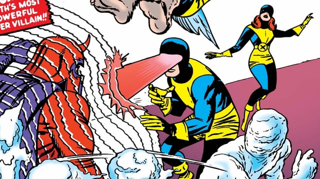 Cover der ersten X-Men Ausgabe Cover der ersten X-Men Ausgabe