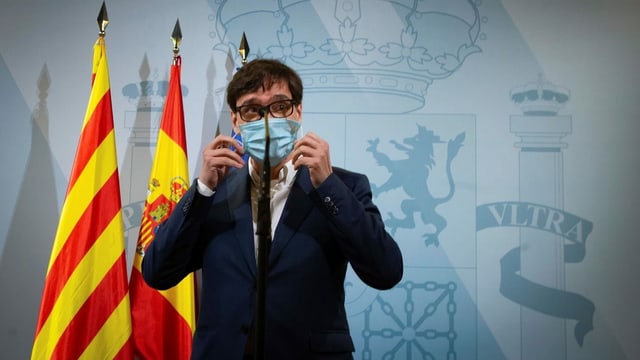 Spaniens Gesundheitsminister Salvador Illa Spaniens Gesundheitsminister Salvador Illa