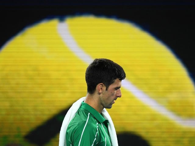 Djokovic in Melbourne 2020