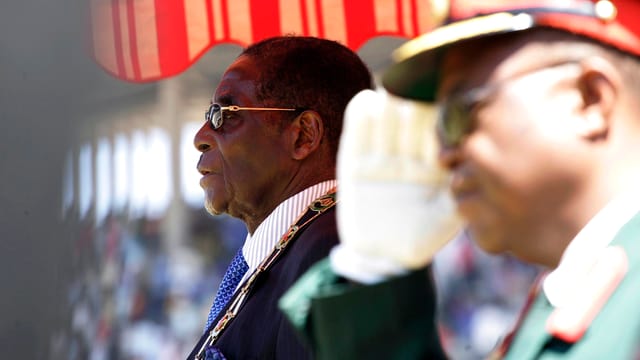 Simbabwes Langzeitherrscher Robert Mugabe Simbabwes Langzeitherrscher Robert Mugabe