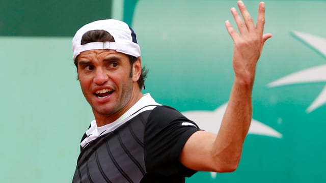 Tunesiens Malek Jaziri. Tunesiens Malek Jaziri.