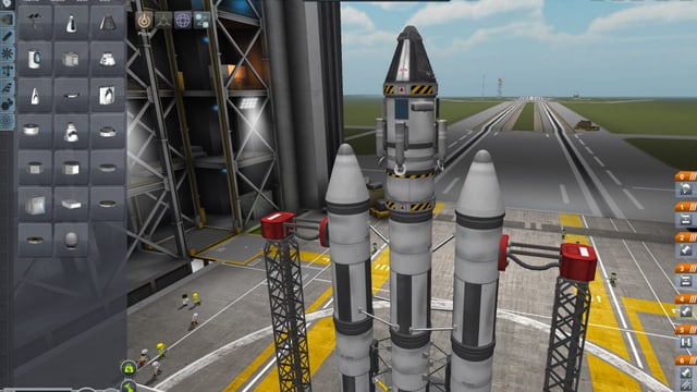 Stabil sieht die Rakete mit drei Rohren jedenfalls nicht aus. Stabil sieht die Rakete mit drei Rohren jedenfalls nicht aus.
