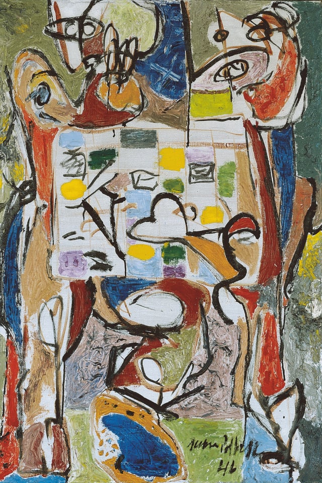 Jackson Pollock: «The Tea Cup», 1946. Jackson Pollock: «The Tea Cup», 1946.