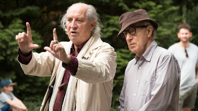 Vittorio Storaro und Woody Allen. Vittorio Storaro und Woody Allen.