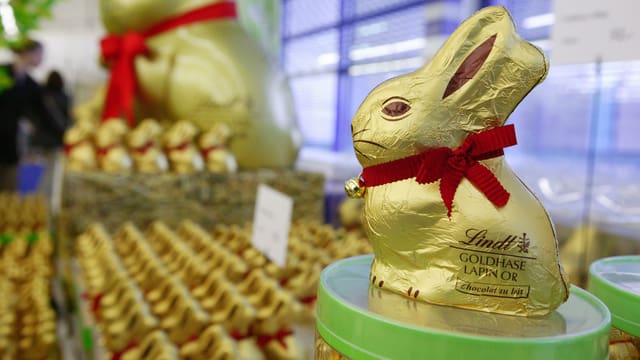 Der Goldosterhase von Lindt Der Goldosterhase von Lindt