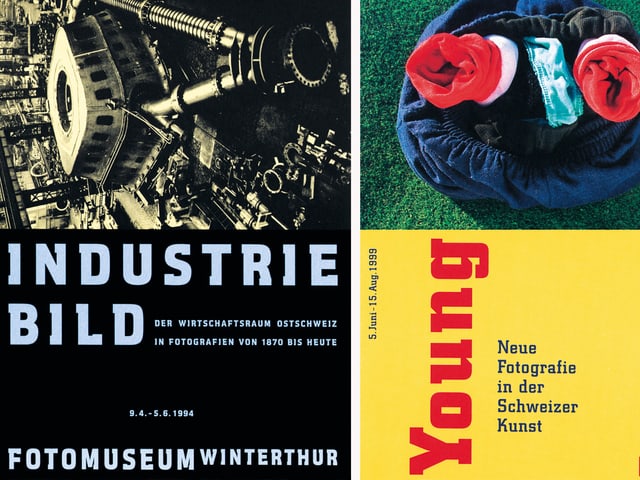 Zwei Plakate des Fotomuseums Winterthur Zwei Plakate des Fotomuseums Winterthur