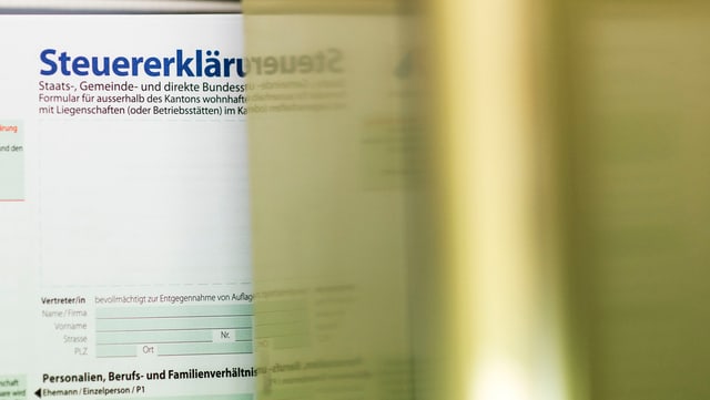 Ein Online-Steuererklärung im Kanton Zürich. Ein Online-Steuererklärung im Kanton Zürich.