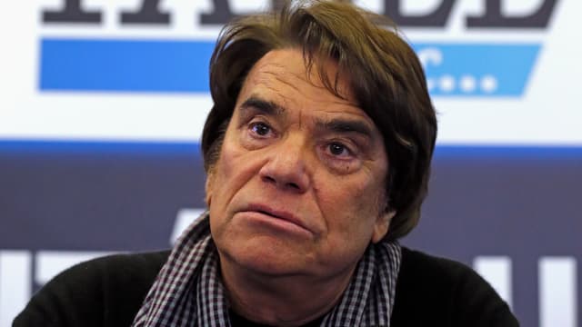Der französische Geschäftsmann Bernard Tapie Der französische Geschäftsmann Bernard Tapie