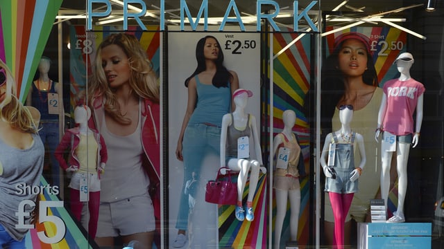 Schaufenster von Primark Schaufenster von Primark