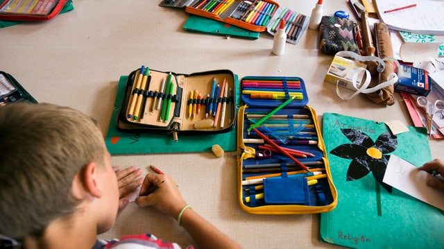 Schüler in Schule Schüler in Schule