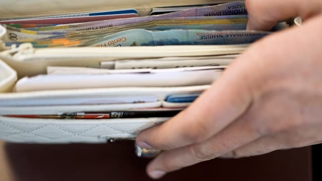 Geld im Portemonnaie Geld im Portemonnaie