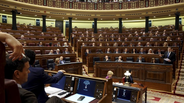 Blick ins Parlament in Madrid (Archiv) Blick ins Parlament in Madrid (Archiv)