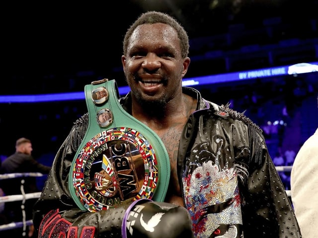Ihm wurde der Titel als Interimsweltmeister vorläufig entzogen, Dillian Whyte Ihm wurde der Titel als Interimsweltmeister vorläufig entzogen, Dillian Whyte