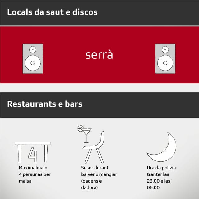grafica cun si scumond da discos e locals da saut e restaurants e bars. grafica cun si scumond da discos e locals da saut e restaurants e bars.