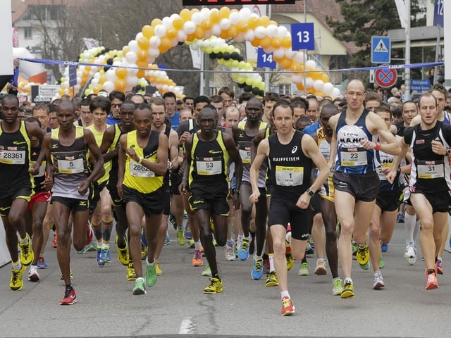 Der Kerzerslauf im Kanton Freiburg. Im Bild: die Ausgabe 2014 mit Viktor Röthlin. Der Kerzerslauf im Kanton Freiburg. Im Bild: die Ausgabe 2014 mit Viktor Röthlin.