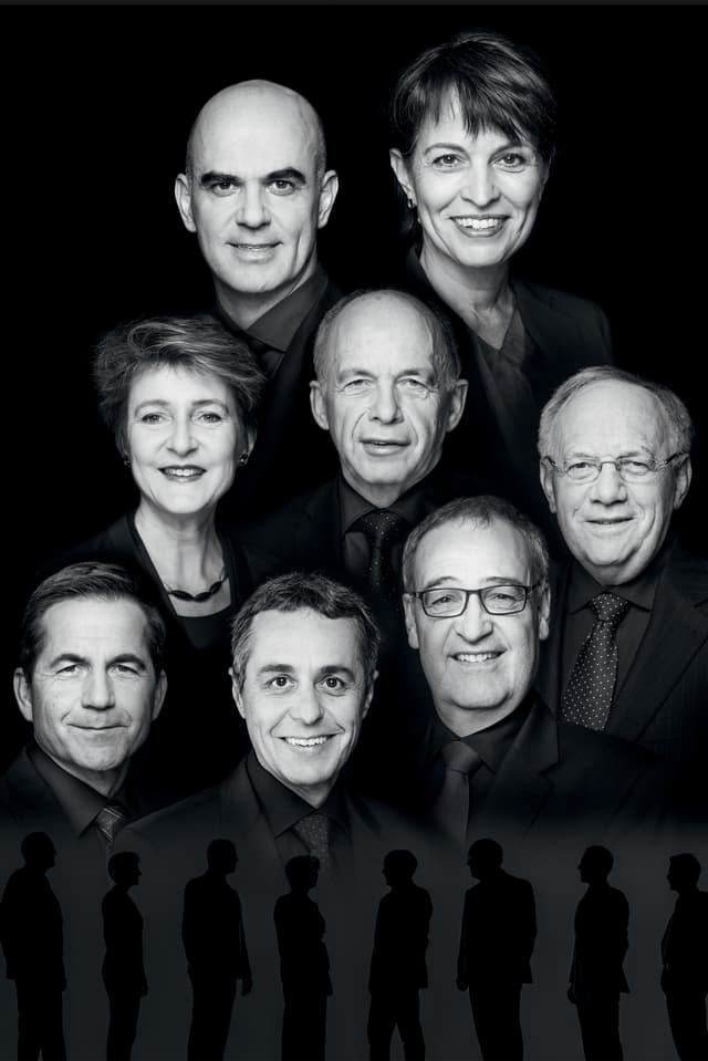 Die aktualisierte Version des Bundesratsfotos. Die aktualisierte Version des Bundesratsfotos.