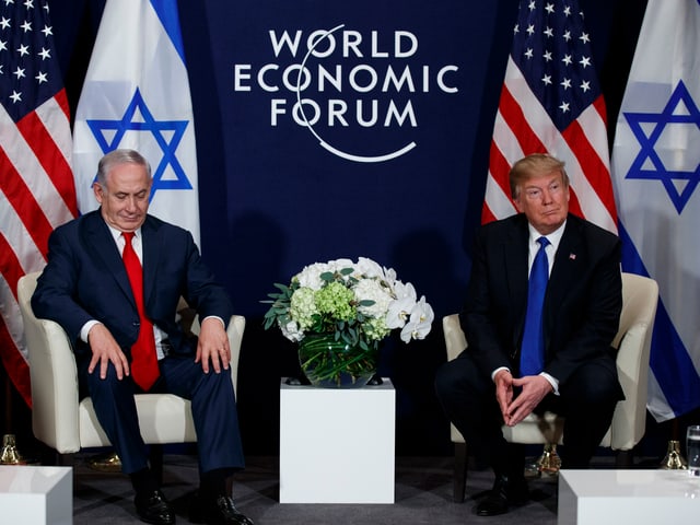 Netanjahu und Trump. Netanjahu und Trump.