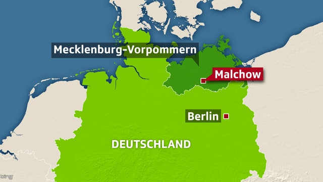 Malchow befindet sich im Bundesland Mecklenburg-Vorpommern bei Rostock. Malchow befindet sich im Bundesland Mecklenburg-Vorpommern bei Rostock.