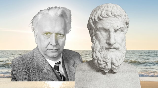 Bildmontage von Philosophen Bildmontage von Philosophen