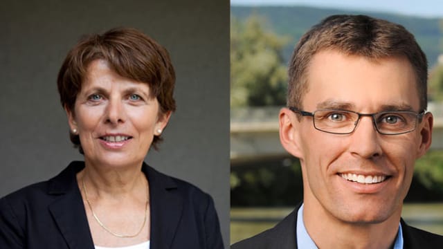Stadtpräsidenten-Kandidaten Jolanda Urech und Lukas Pfister Stadtpräsidenten-Kandidaten Jolanda Urech und Lukas Pfister