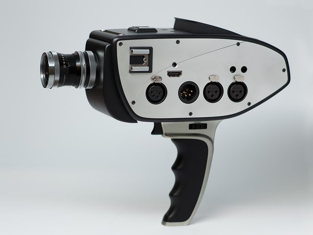Digitale Bolex vor weissem Hintergrund Digitale Bolex vor weissem Hintergrund