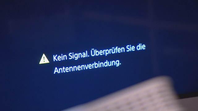 Kein Signal: Screenshot Bildschirm Kein Signal: Screenshot Bildschirm