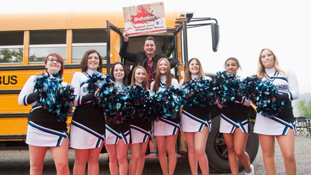 Andreas Gabalier und seine Cheerleaderinnen Andreas Gabalier und seine Cheerleaderinnen