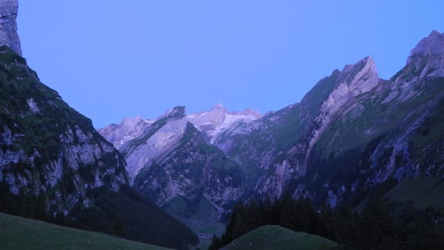 Früh am Morgen auf der Alp