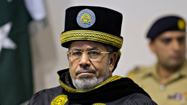 Ägyptens Präsident Mohammed Mursi. Ägyptens Präsident Mohammed Mursi.