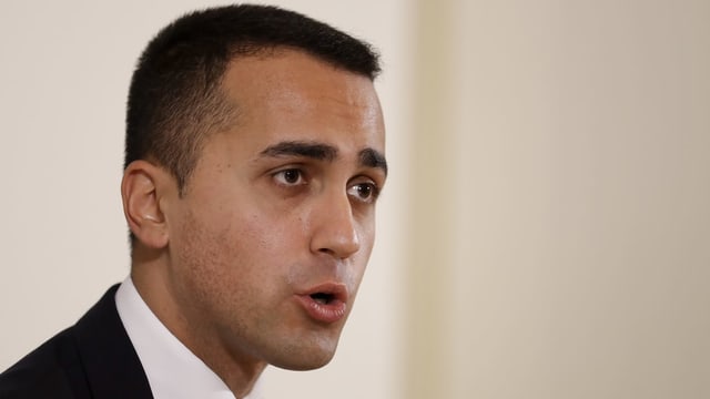 Der Chef der Cinque Stelle, Luigi Di Maio. Der Chef der Cinque Stelle, Luigi Di Maio.