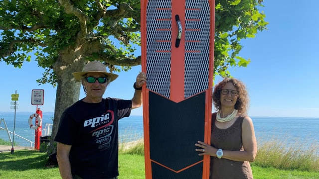 Stand Up Paddler in Arbon werden instruiert, nur dort auf dem See zu paddeln, wo wenig Störpotenzial vorhanden ist. Stand Up Paddler in Arbon werden instruiert, nur dort auf dem See zu paddeln, wo wenig Störpotenzial vorhanden ist.