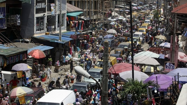 Strasse Lagos. Strasse Lagos.