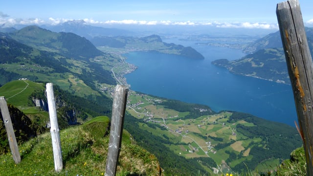 Am 7. Juni gab es über dem Vierwaldstättersee strahlenden Sonnenschein. Am 7. Juni gab es über dem Vierwaldstättersee strahlenden Sonnenschein.