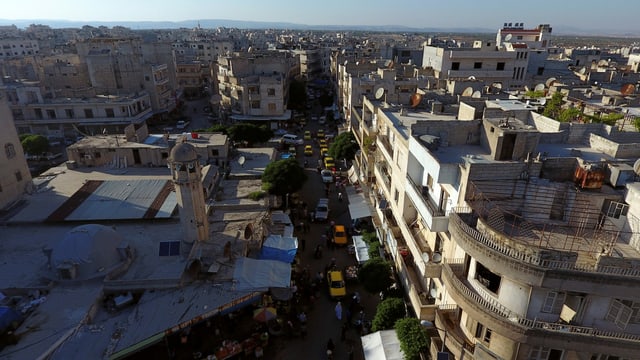 Blick auf Idlib (Archiv, Sommer 2017) Blick auf Idlib (Archiv, Sommer 2017)
