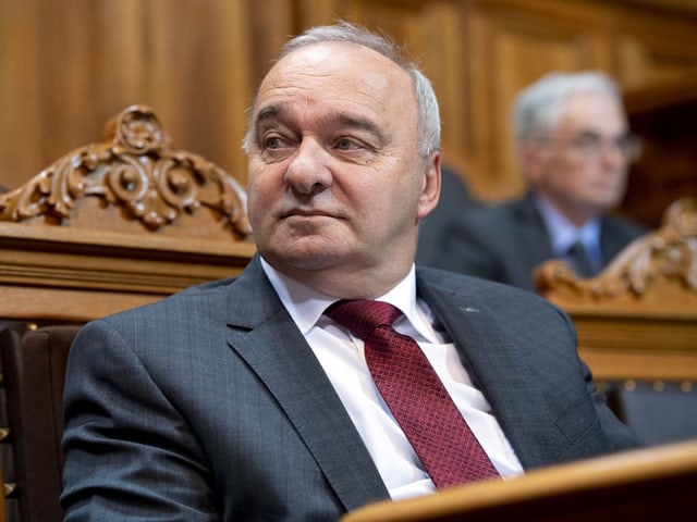Alex Kuprecht im Parlament