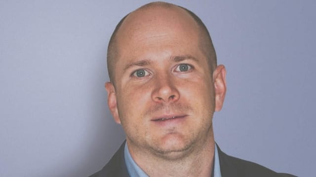 Porträtbild von Mathias Böhm. Porträtbild von Mathias Böhm.