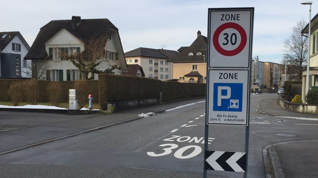 Signalisation Tempo 30 in Gerlafingen Signalisation Tempo 30 in Gerlafingen