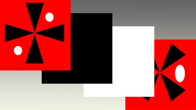 Die vier Einzelbilder eines animierten GIFs. Die vier Einzelbilder eines animierten GIFs.