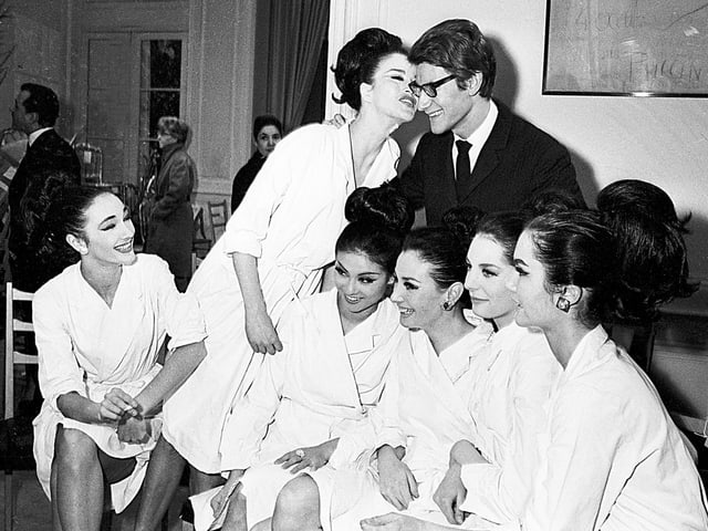 Yves Saint Laurent und Models Yves Saint Laurent und Models