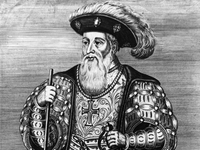 Porträt Vasco da Gama Porträt Vasco da Gama