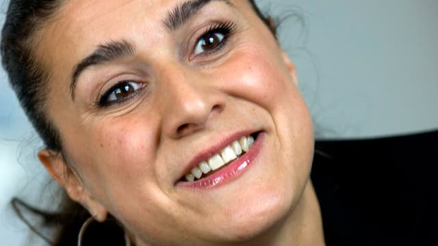 Cecilia Bartoli in Nahaufnahme. Cecilia Bartoli in Nahaufnahme.