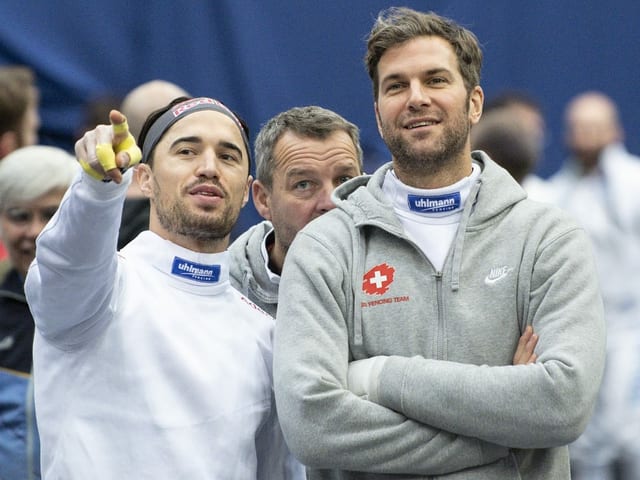 Der Blick von Max Heinzer und Benjamin Steffen schweift in die Zukunft. Der Blick von Max Heinzer und Benjamin Steffen schweift in die Zukunft.