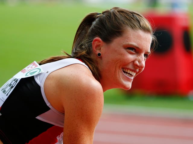 Lea Sprunger lief die schnellste Zeit über 400 Meter. Lea Sprunger lief die schnellste Zeit über 400 Meter.