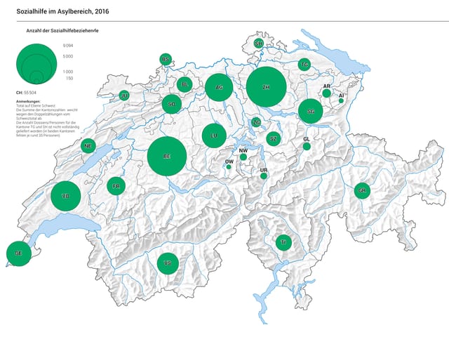 Neue Sozialhilfestatistik - 80 Prozent der Asylbewerber und Flüchtlinge