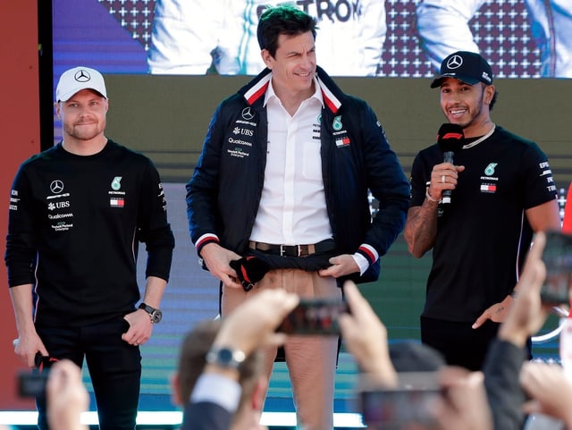 Lewis Hamilton und Valtteri Bottas.