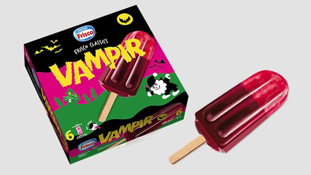Glacé mit Verpackung Glacé mit Verpackung