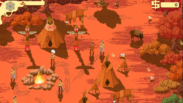 Eine Szene aus dem Game «Westerado». Eine Szene aus dem Game «Westerado».