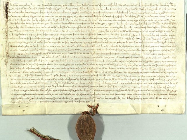 Urkunde aus dem Jahr 1291 Urkunde aus dem Jahr 1291